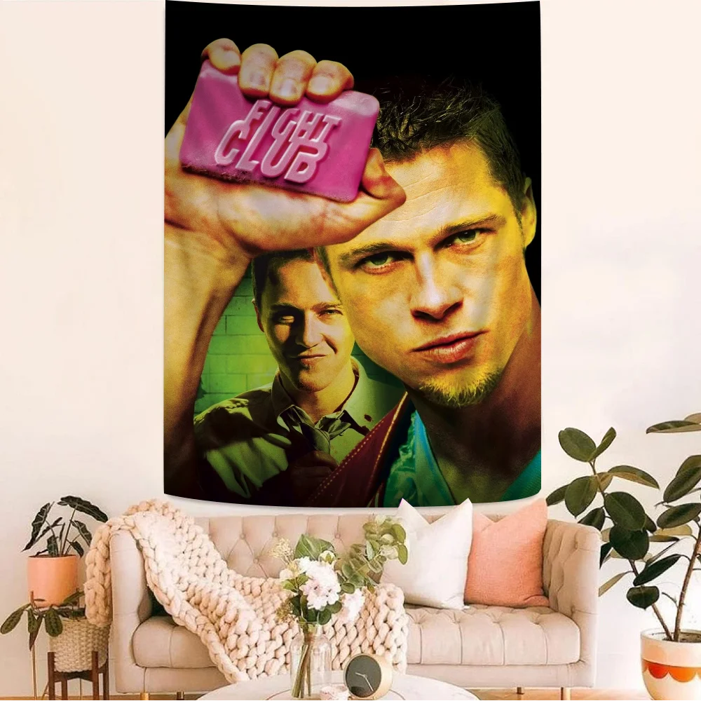 Большие настенные гобелены с рисунком из фильма драковский Клуб украшения