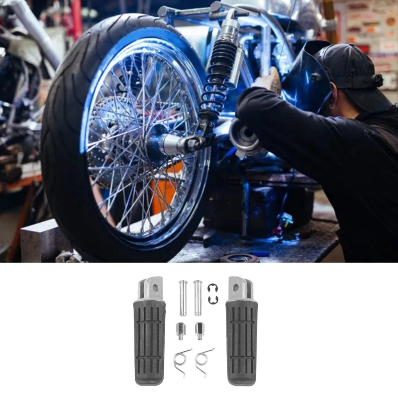 

For YZF1000 FZ6R FJR1300 FJR1300 Motorcycles Rear Front Foot Peg Footrests Pedal