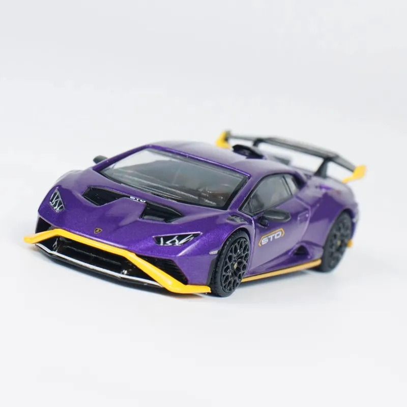 Модель автомобиля Mini GT 1/64 имитация Lamborghini сплав Huracan Sto модель для мальчиков