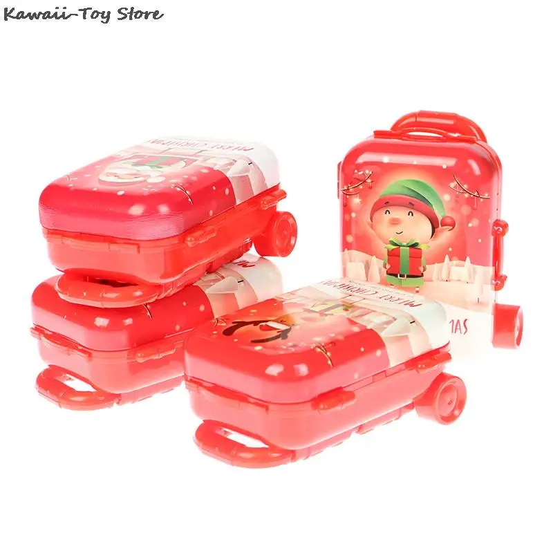 

Миниатюрный чехол для новогоднего костюма, чемодан на колесиках для кукол, миниатюрный игрушечный багажник, украшение для кукольного домик...