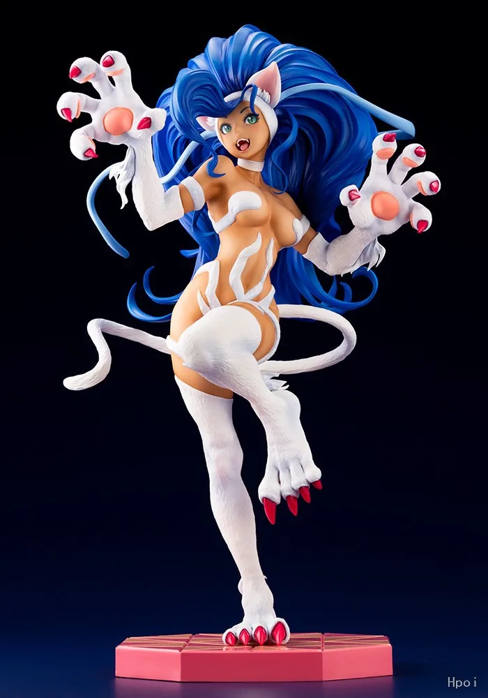 

Anime Vampire Felicia 1/7 PVC Action Figures Model Toys Statue Gift For Child 23cm