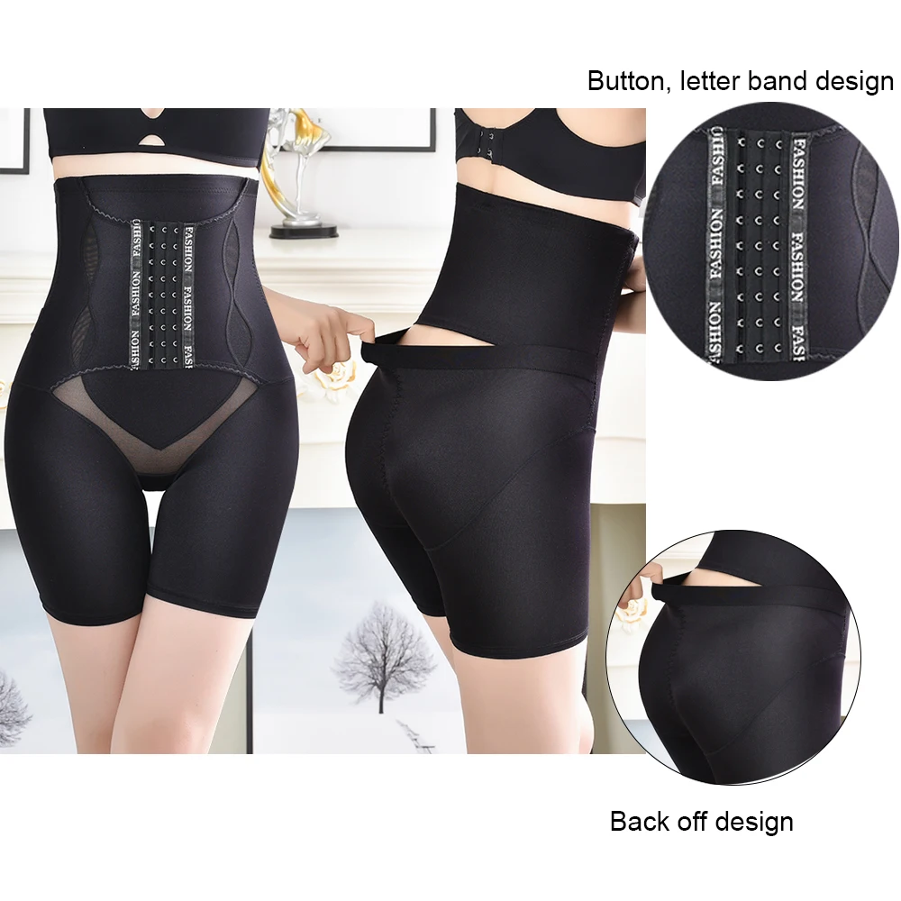 SEXYWG High Waist Shapewear Panties Women Body Shaper Shorts Seamless Waist Trainer Shapewear Tummy Control Panties
