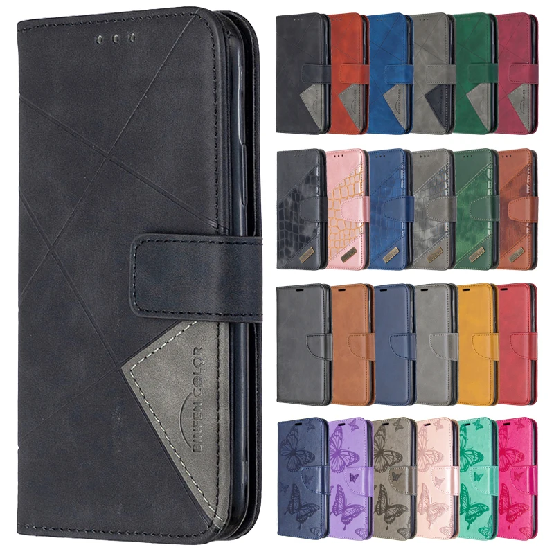 

2022 Wallet Flip Case on For Xiaomi Redmi Note 10 Note10 Pro 10Pro Max 10S S Cover Case Magnetic Leather Stand Phone Protective
