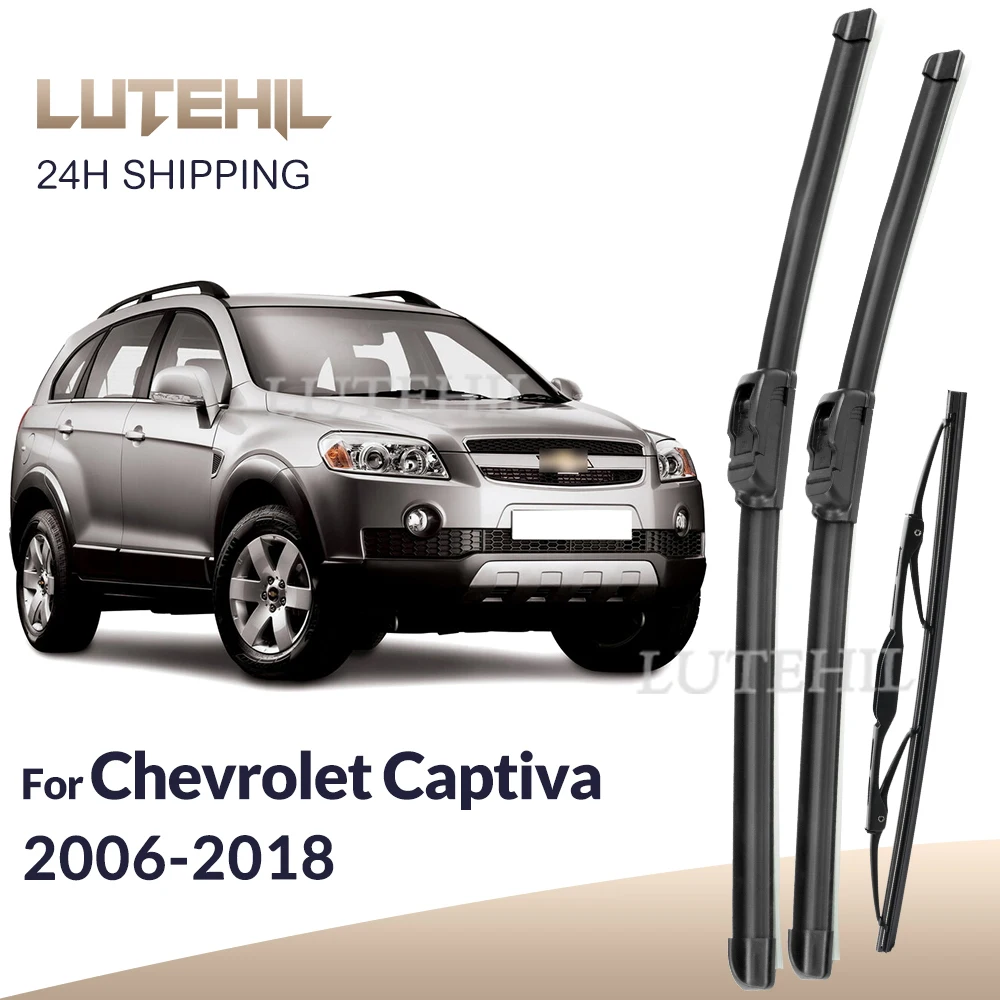 

Для Chevrolet Captiva 2006-2018 2007 2008 2009 дворники передние и задние щетки стеклоочистителя лобовое стекло щетки 24 "+ 16" + 13"