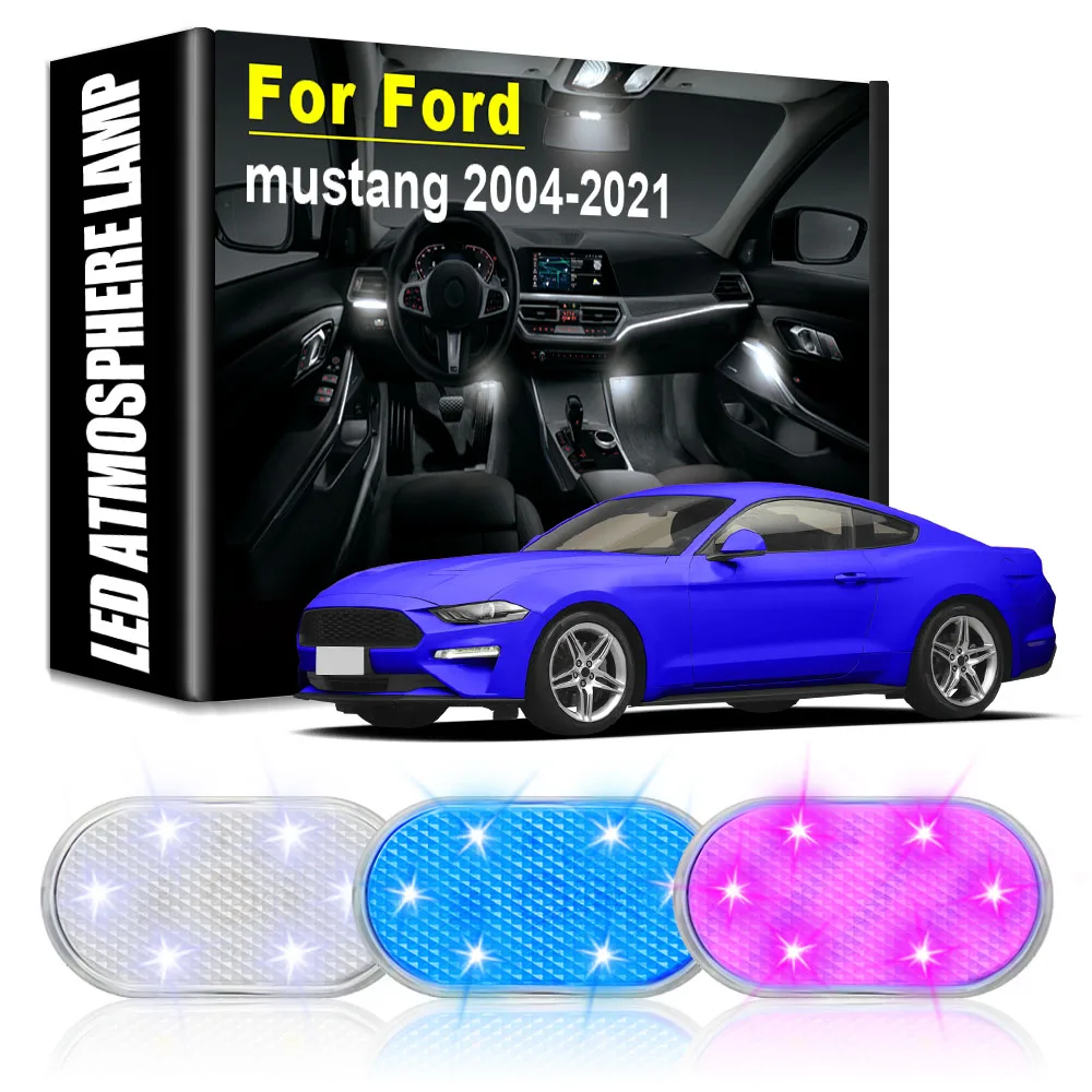 

Car LED Atmosphere Lights Car Rechargeable Touch Lamps Auto Goods Car Accessories Auto Tools Gadgets for Ford mustang 2004-2021
