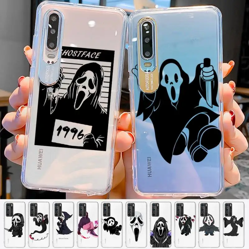 

Ghostface Scream Phone Case for Samsung S20 ULTRA S30 for Redmi 8 for Xiaomi Note10 for Huawei Y6 Y5 cover