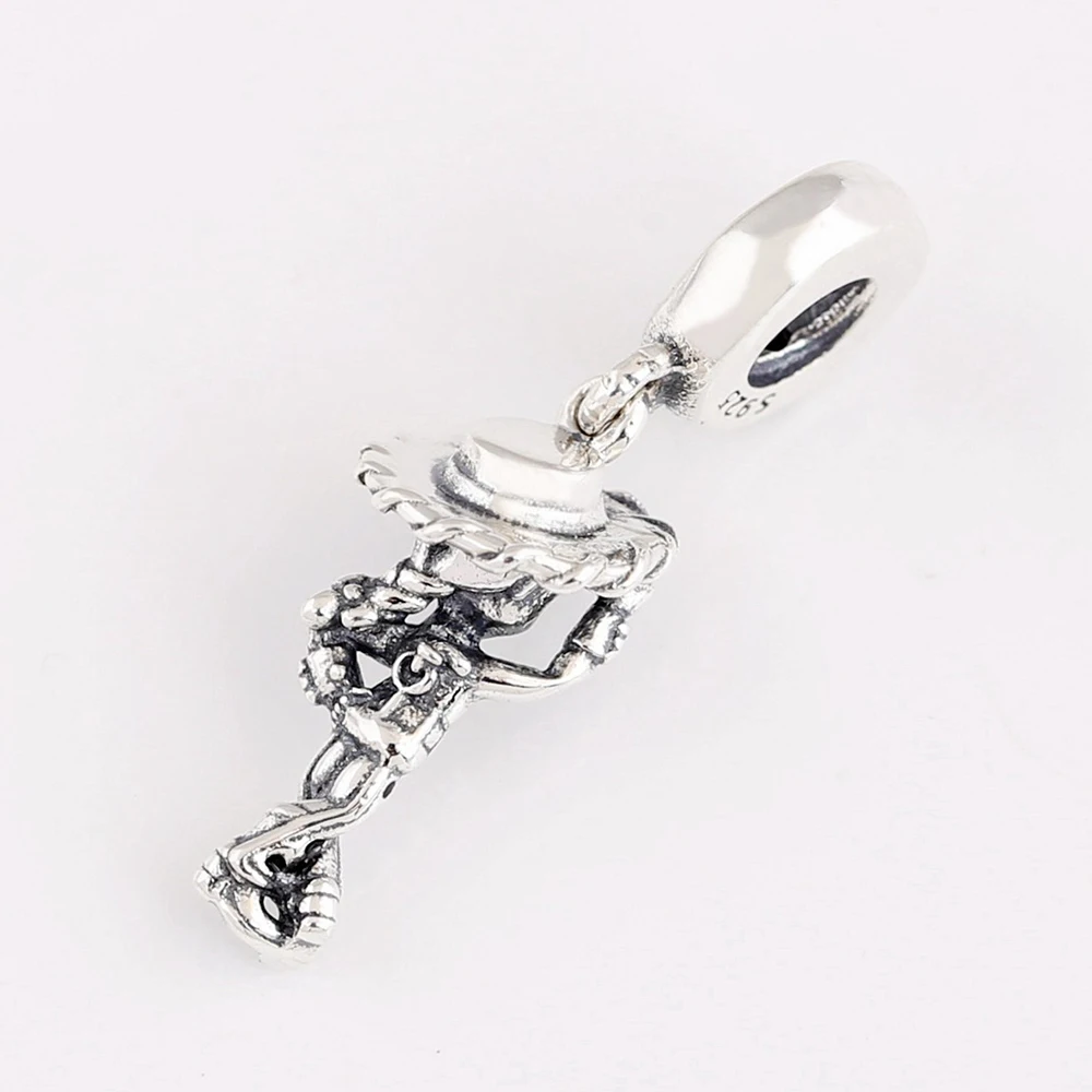 

Authentic 925 Sterling Silver Bead Disn Pixa To Story Jessi Dangle Charm Fit Fashion Women Bracelet Bangle Gift DIY Jewelry