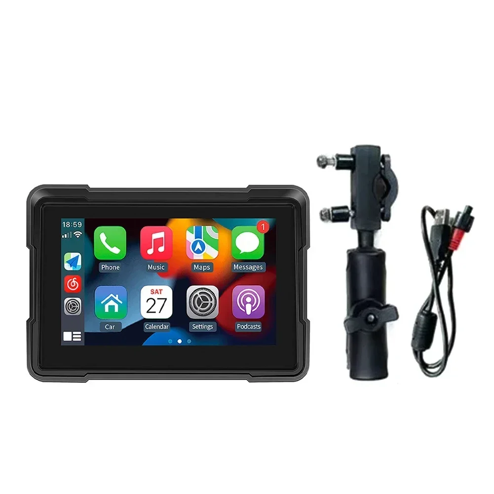 5-дюймовый портативный мотоциклетный автомобильный игровой экран GPS ЖК-дисплей