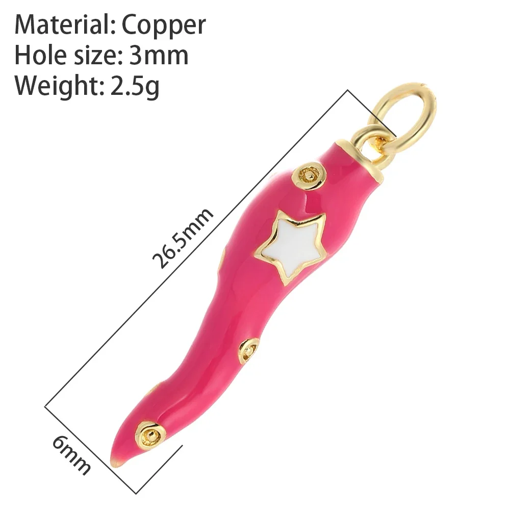 Красочные богемные серьги в виде перца ожерелье браслет очаровательные кулоны