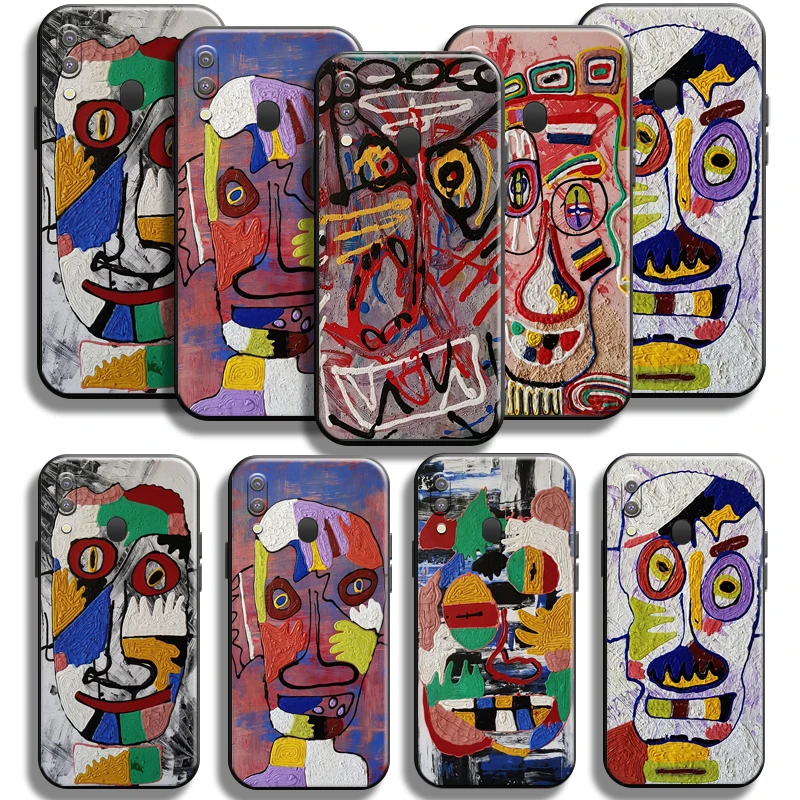 

Graffiti Painting Abstract Art For Samsung Galaxy M20 Phone Case Liquid Silicon Back Cases Coque Carcasa Shell Soft Funda