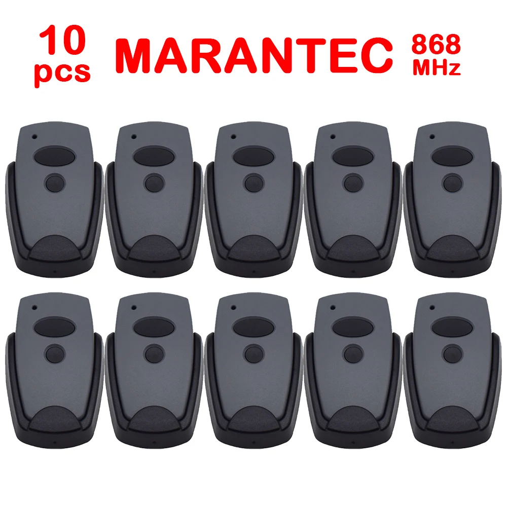 

10pcs 868.3MHZ MARANTEC Digital D302 D304 D382 D384 D313 D321 D323 Command 131 Remote Garage Door Handheld Transmitter 868mhz