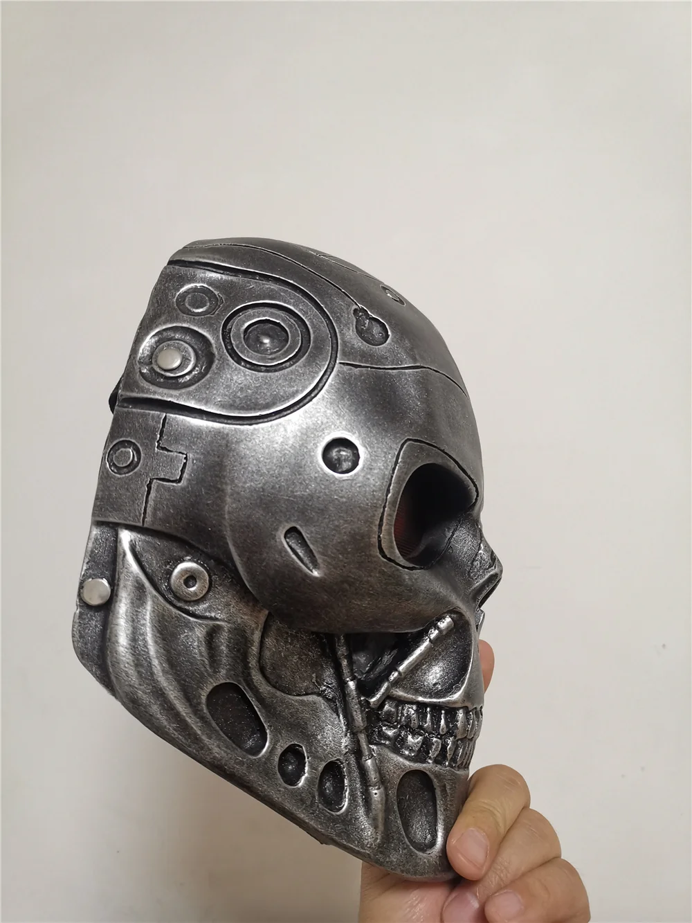 Высококачественная Байкерская маска T800 в стиле стимпанк череп классные Мужские