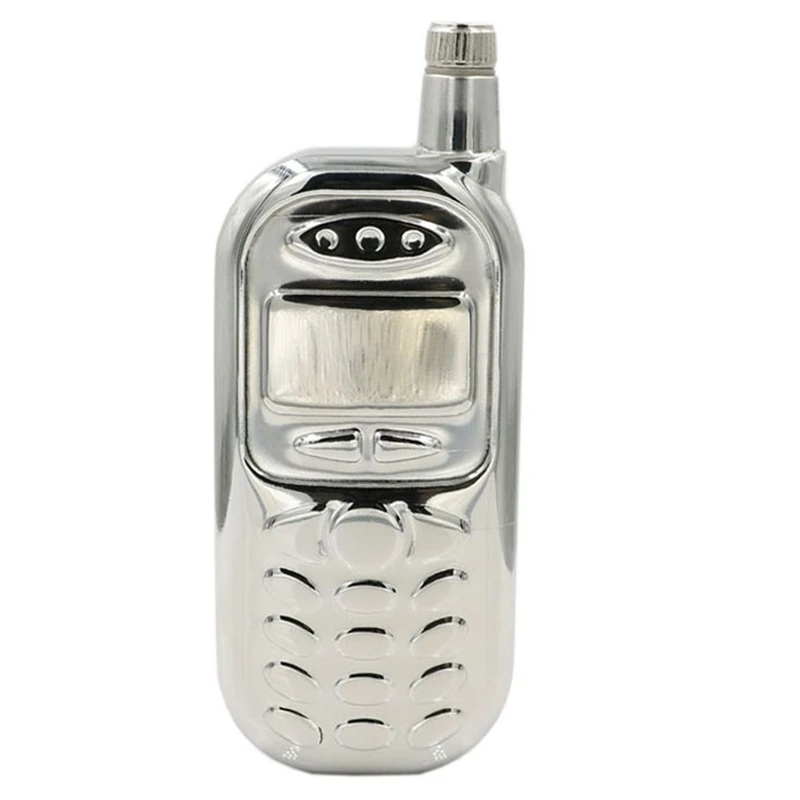 Фляжка из нержавеющей стали в форме телефона для ликера виски карманный