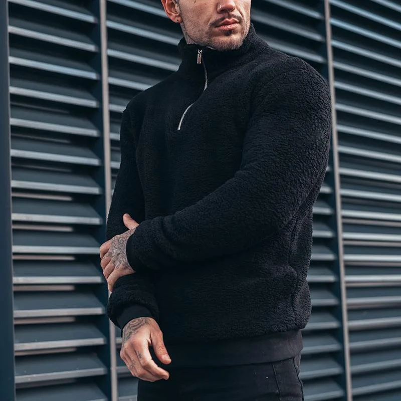 

Новинка Мужская осенне-зимняя плюшевая мужская модная повседневная фотография