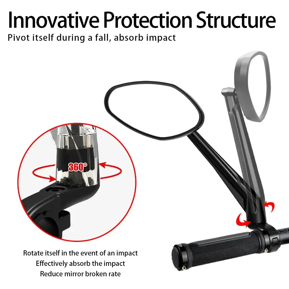 EasyDo велосипедное зеркало заднего вида на руль MTB широкодиапазонный отражатель