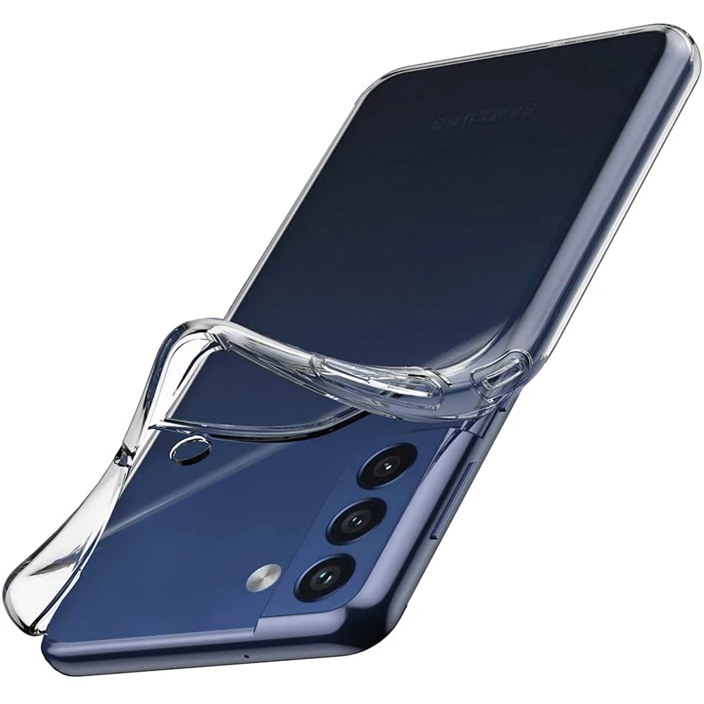 Ультратонкий прозрачный силиконовый чехол для Samsung Galaxy S22 S21 S20 Note 10 Plus 20 Ультра