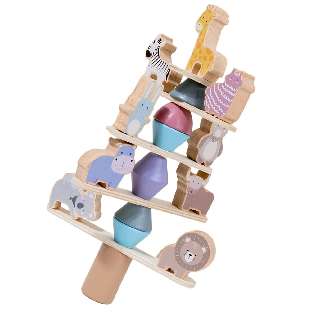 

Cartoon Animal Shaped Stacking Toys Wooden Stacking Toys Educational Toys