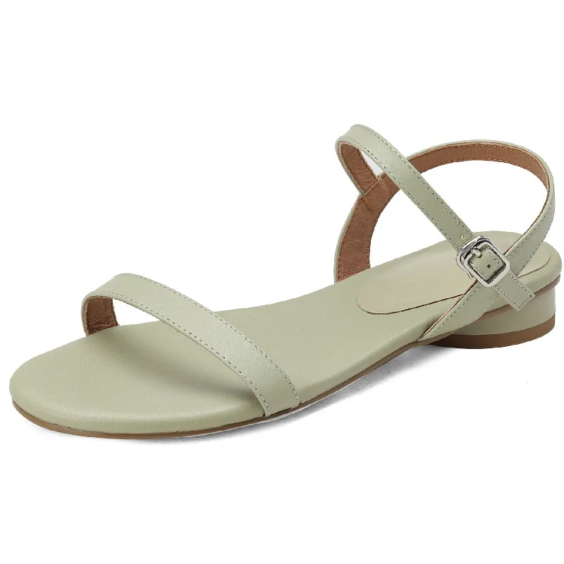 

Босоножки Dilalula женские из натуральной кожи, базовые повседневные офисные туфли на низком каблуке, модная выразительная обувь, весна-лето 2023