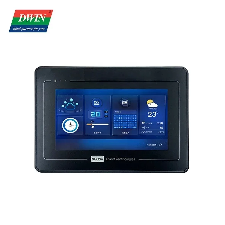 

DWIN 7 inch Smart HMI UART Serial TFT LCD display module 1024*600 Capacitive touch industrial grade screen