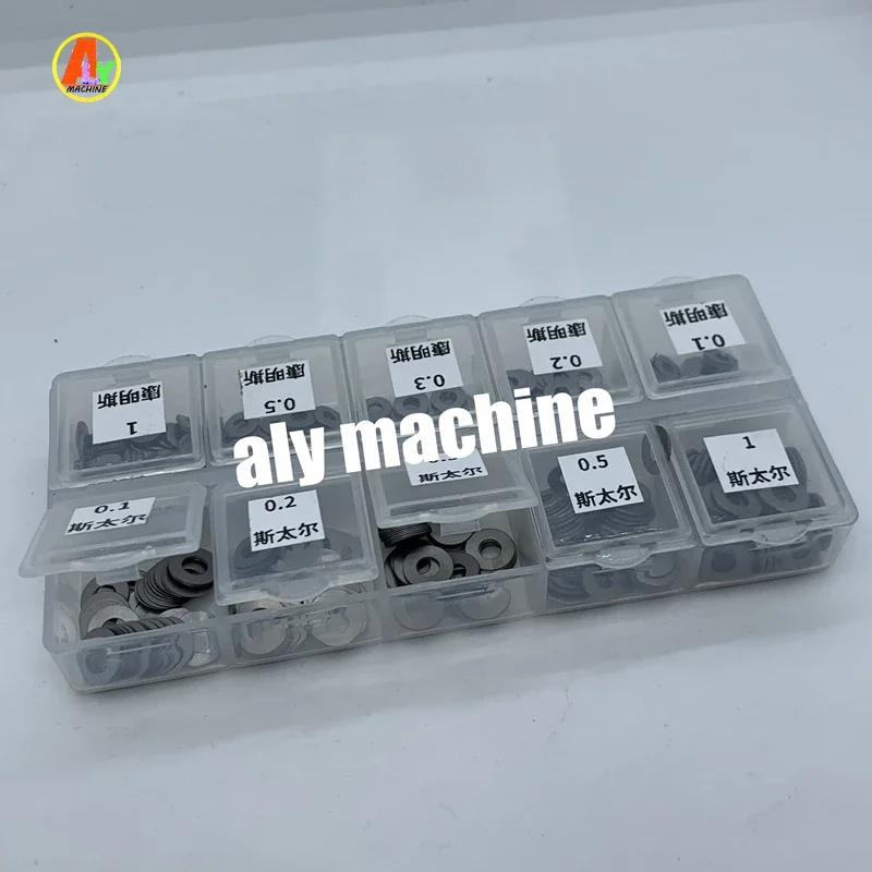 Фото ALYMACHINE 500 шт. 3X7,2/4X9 мм толщиной 0,1/0/2/0/3/0/5/1 мм дизельные форсунки, регулирующие давление шайбы, прокладки для Cummins STR AOWEI №2