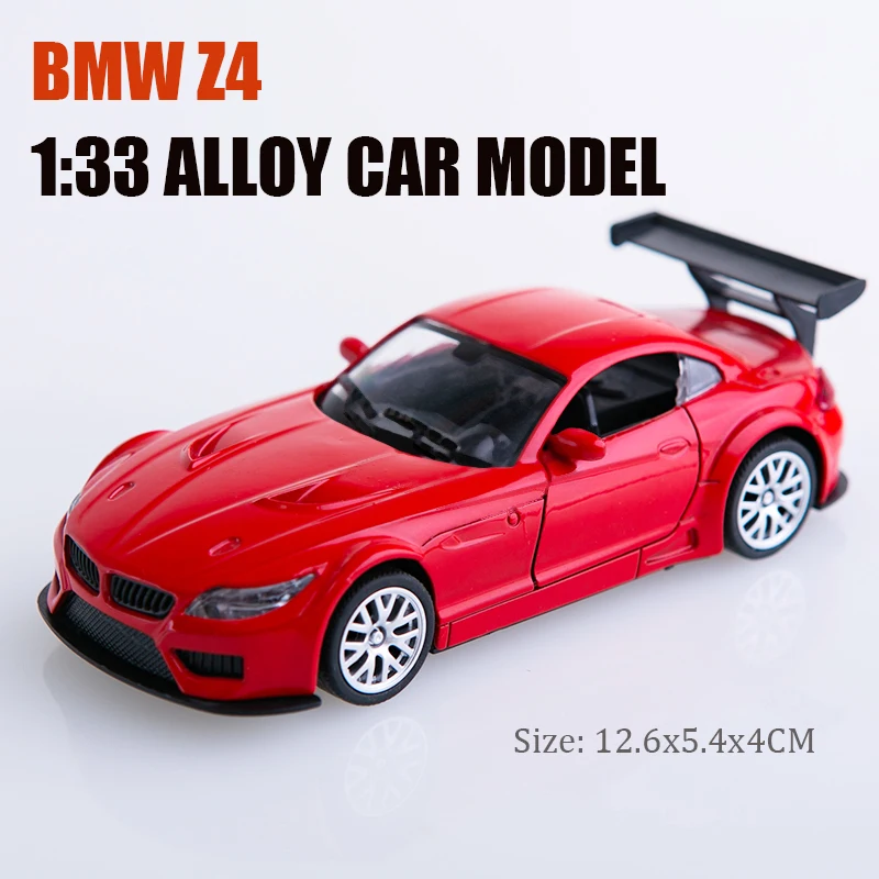 

1:33 BMW Z4 GT3 Supercar Alloy Car Diecasts & Toy Vehicles Car Model Miniature Scale Model Toy For Children