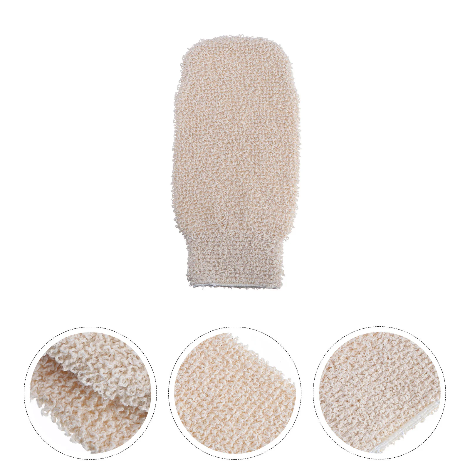 

1pc Bath Glove Exfoliating Irritation Flax Body Glove Glove for Adults