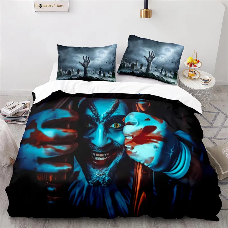Horror Theme King Duvet Cover Zombie Hand Comforter Cover Microfiber Gothic Spooky Bedding Set Twin Queen For Teens Adults Men