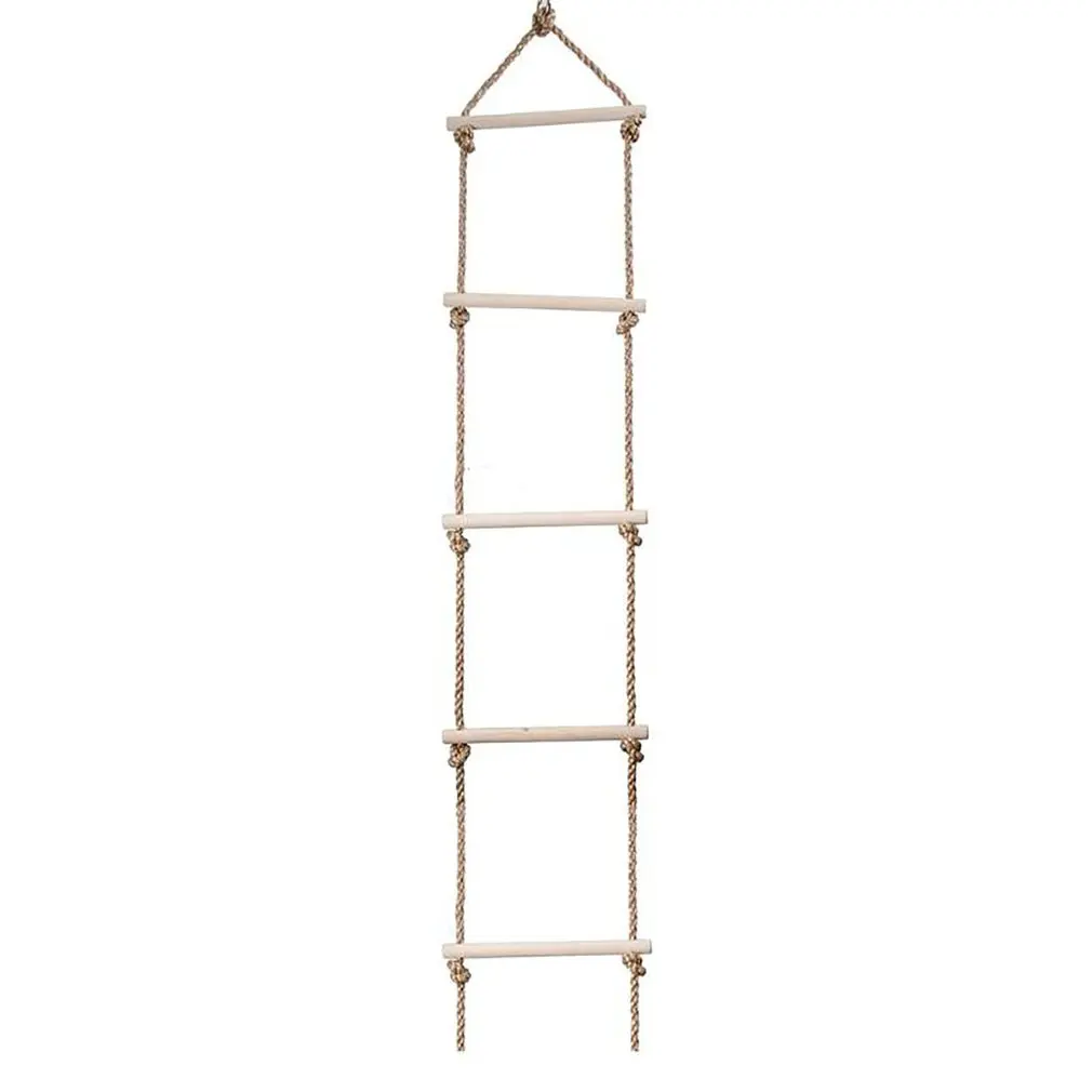 

Children'S 5 Climbing Ladder Wooden Children'S Climbing Ladder Swing Outdoor Sports Toy Amusement Equipment