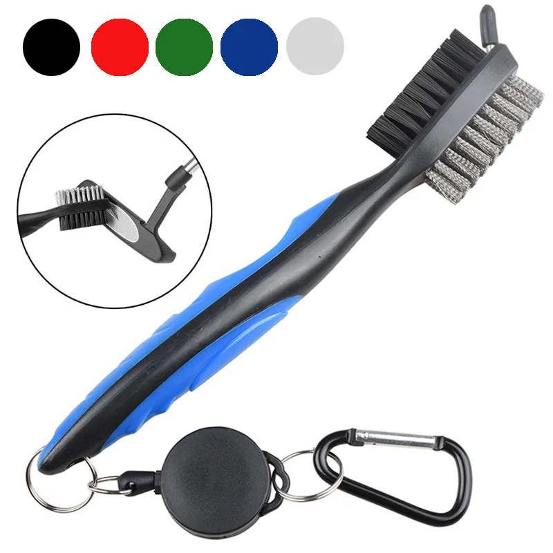 

Golf Cleaning Brush For Club With Carabiner Groove Sharpener Cleaner Multi Style Drop Ship