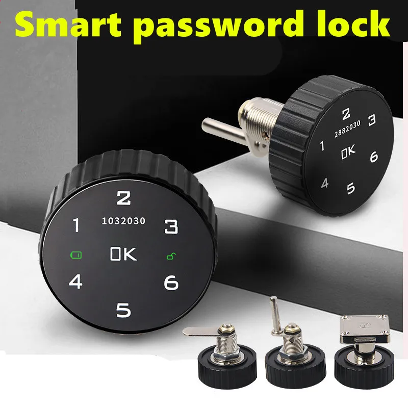 

Smart Home Electronic Password Lock Locker Shoe Cabinet Cupboard Office Desk File Drawer Lock Anti-theft Door Locks