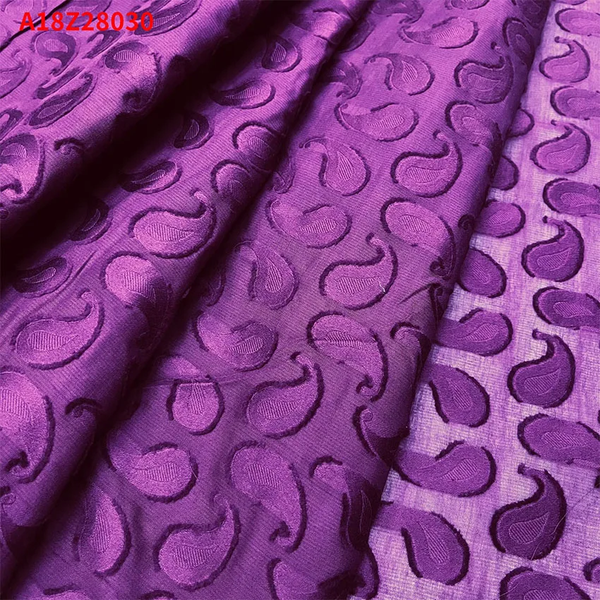 Большая Акция нигерийская однотонная хлопковая ткань с вырезами такого же