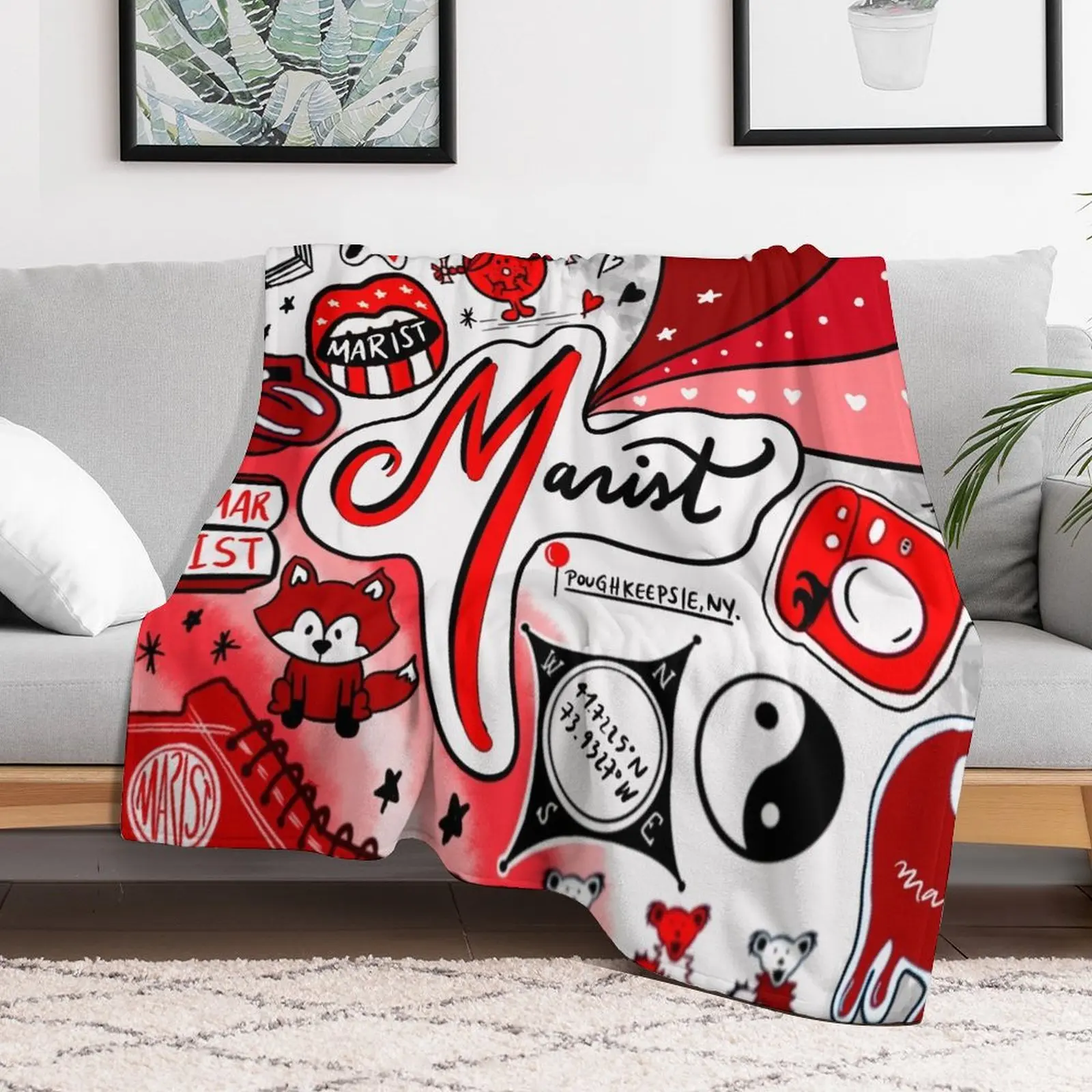 Одеяло Marist гигантский диван веселая фотография