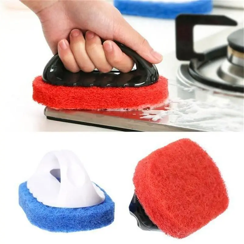 

Strong Decontamination Kitchen Sponge Brush Sponge Brush Bottle Cup Glass Washing Cleaning Bath Brush Magic Brush Clean Tools