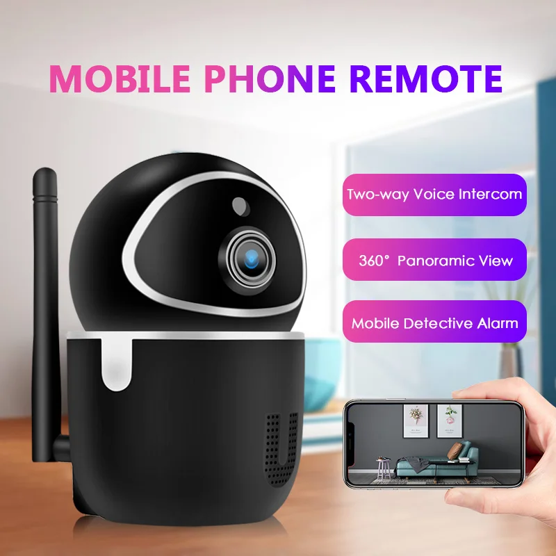 

1080P Surveillance Camera With Wifi Indoor Wireless Baby Monitor 355° Rotation Ball Machine IP Camera CCTV Security Protection