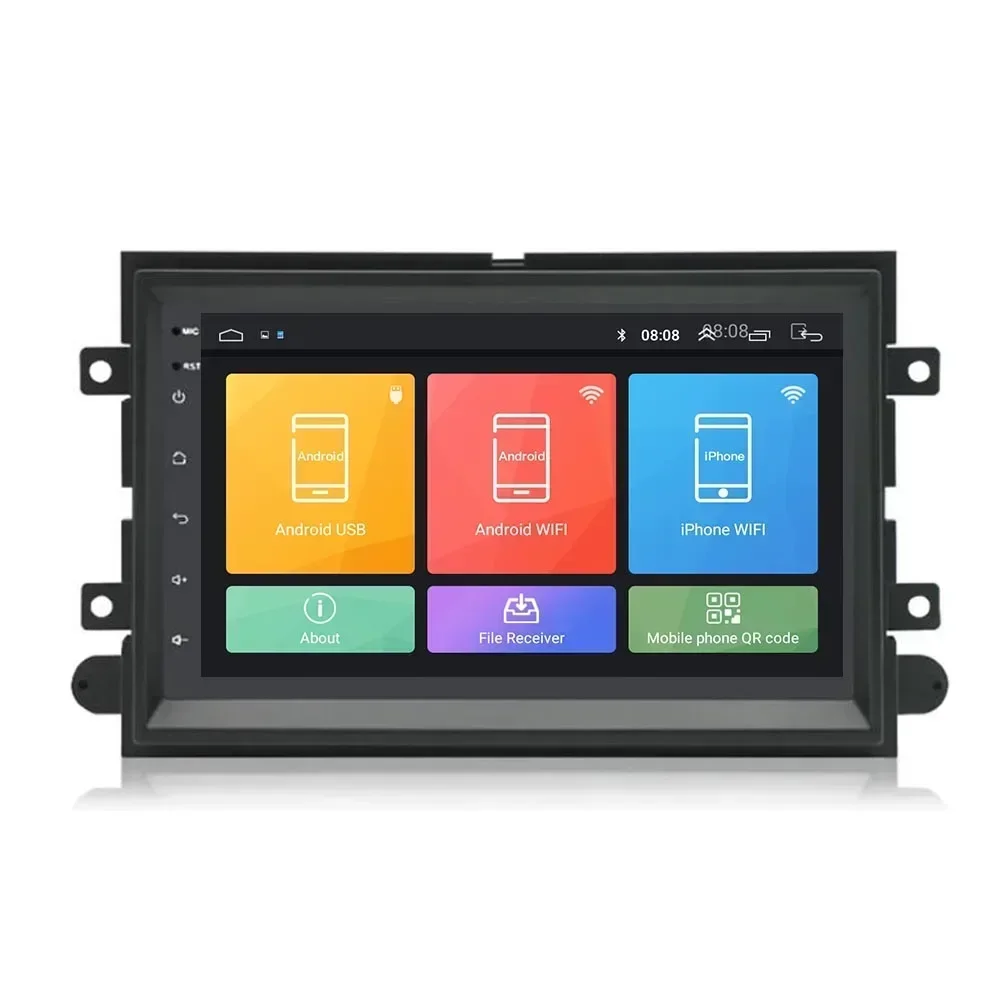 7" Android Car Video Player Radio GPS Navigation for Ford F150 F250 F350 Fusion Mustang Explorer Edge Focus Auto Stereo CarPlay