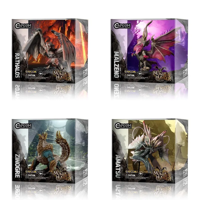 CAPCOM Monster Hunter CUBE2 Фигурки CFB Модель Tianhui Черный затмение Тигр Детские игрушки