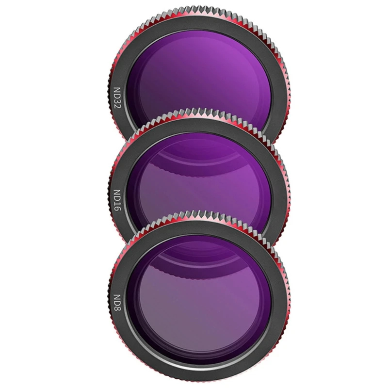 Комплект фильтров объектива для БПЛА-квадрокоптера с многократным покрытием