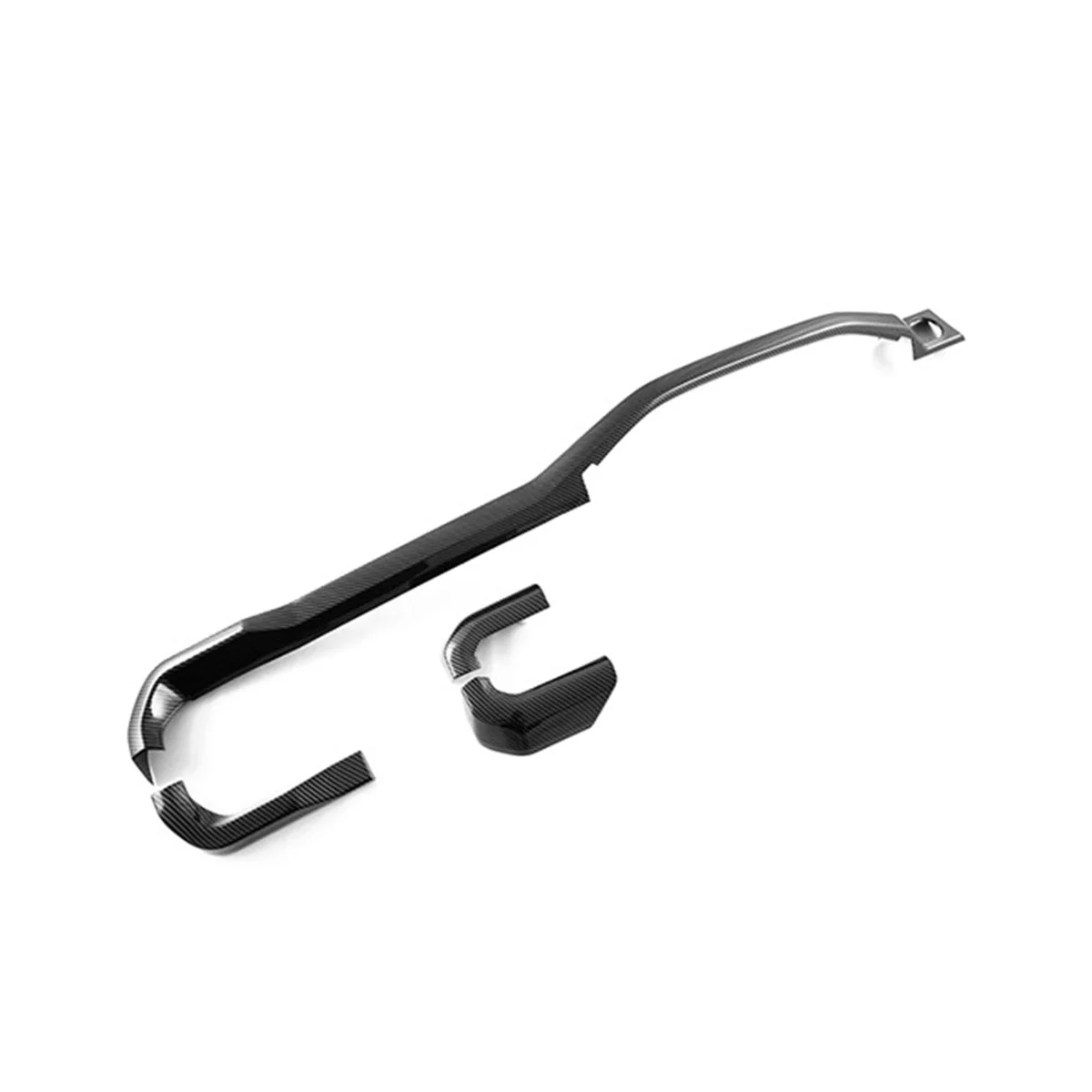 

Carbon Fiber Central Control Trim Instrument Panel Decorative Frame 21-23 Modification Parts 4PCS