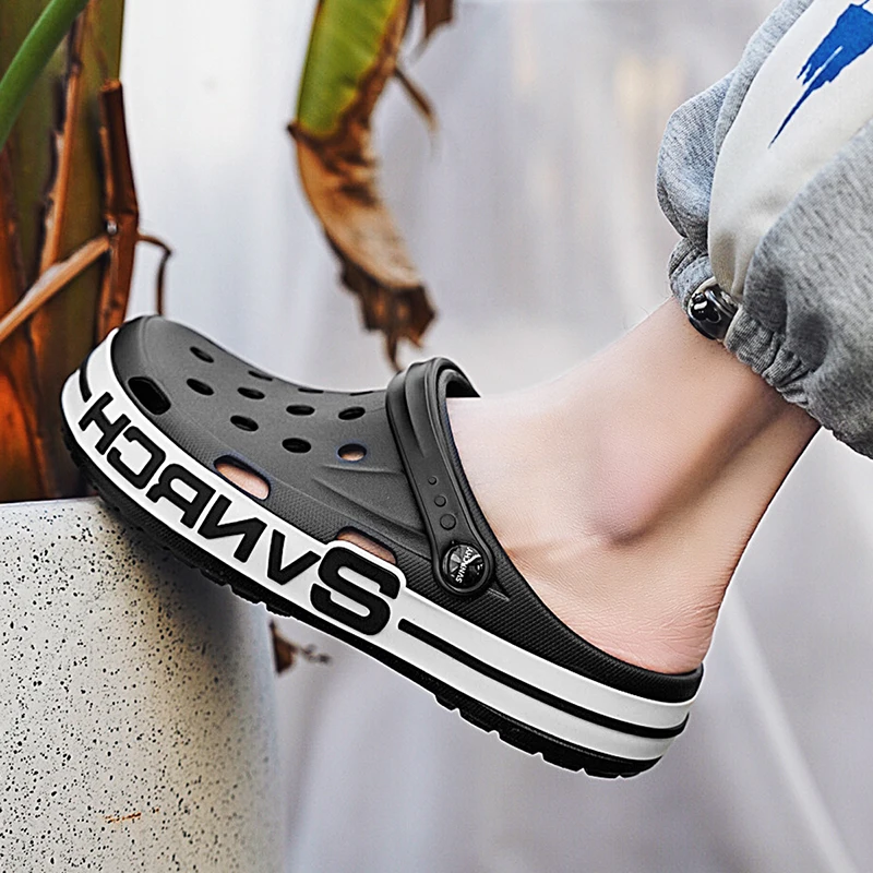 Мужские летние перфорированные туфли с мягкой подошвой