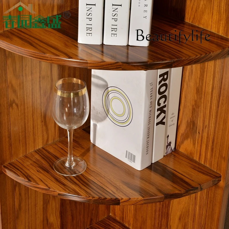 Скандинавский стиль роскошный деревянный треугольный винный шкаф Ugyen из массива