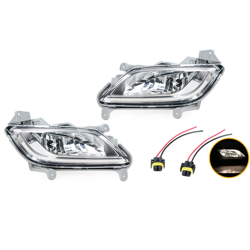 

Противотуманная фара переднего бампера для Hyundai Veloster 2011 2012 2013 2014 2015-2017, фара с проводом, автозапчасти 922012V010 922022V010