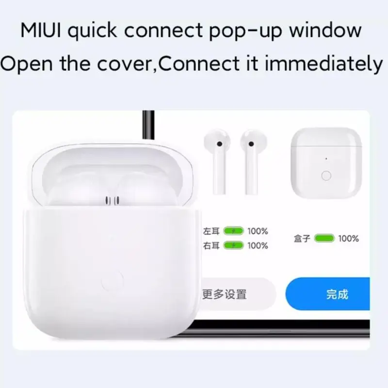 Bluetooth наушники Xiaomi Redmi Buds 3 TWS микрофон чип QCC 3040 IP54 Tahan Air AptX |