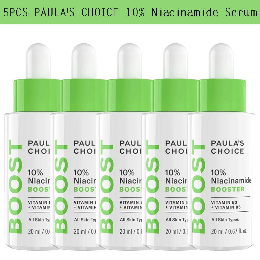 

5PCS Paula's Choice 10% Niacinamide Booster Serum Anti-aging Reduce Fine Lines Dilute Pores Moisturizing Nourishing Skin 20ml