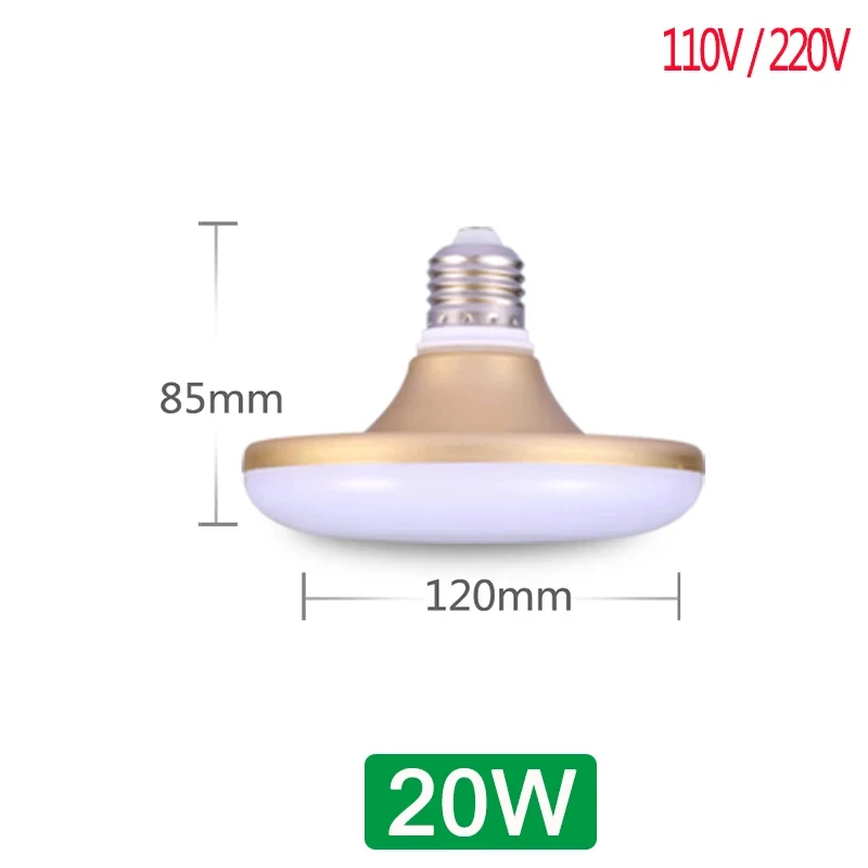 

CANMEIJIA LED лампа E27 15/20/30/40/50/60 Вт белая/золотая
