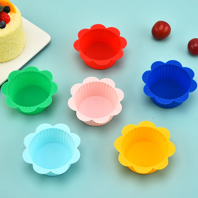 

10PCS Reusable Silicone Cupcake Baking Cups,Silicone Baking Cups,Non-stick Muffin Cupcake Liners,Muffin Cake Baking Cups Liners