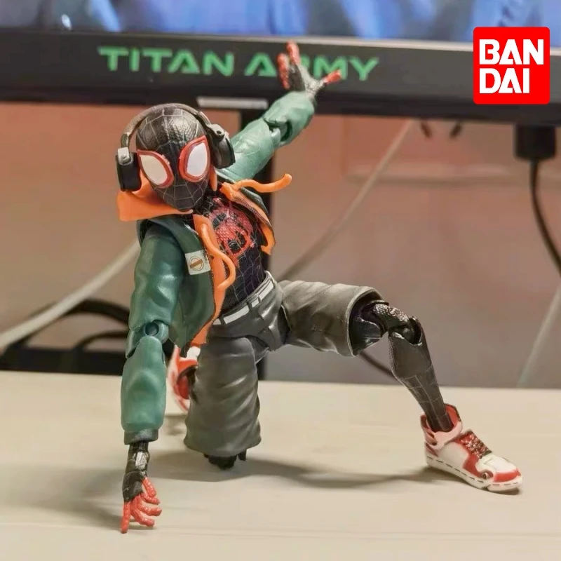 

ML Legends Spider Action Figure Across the Spider-Verse SV SHF Miles Morales PVC Figures Collection Figurine Toys Kids Gift