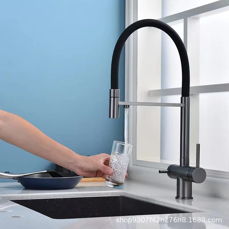 Deao двойная ручка фильтр для ванной комнаты питьевая вода кухонный кран