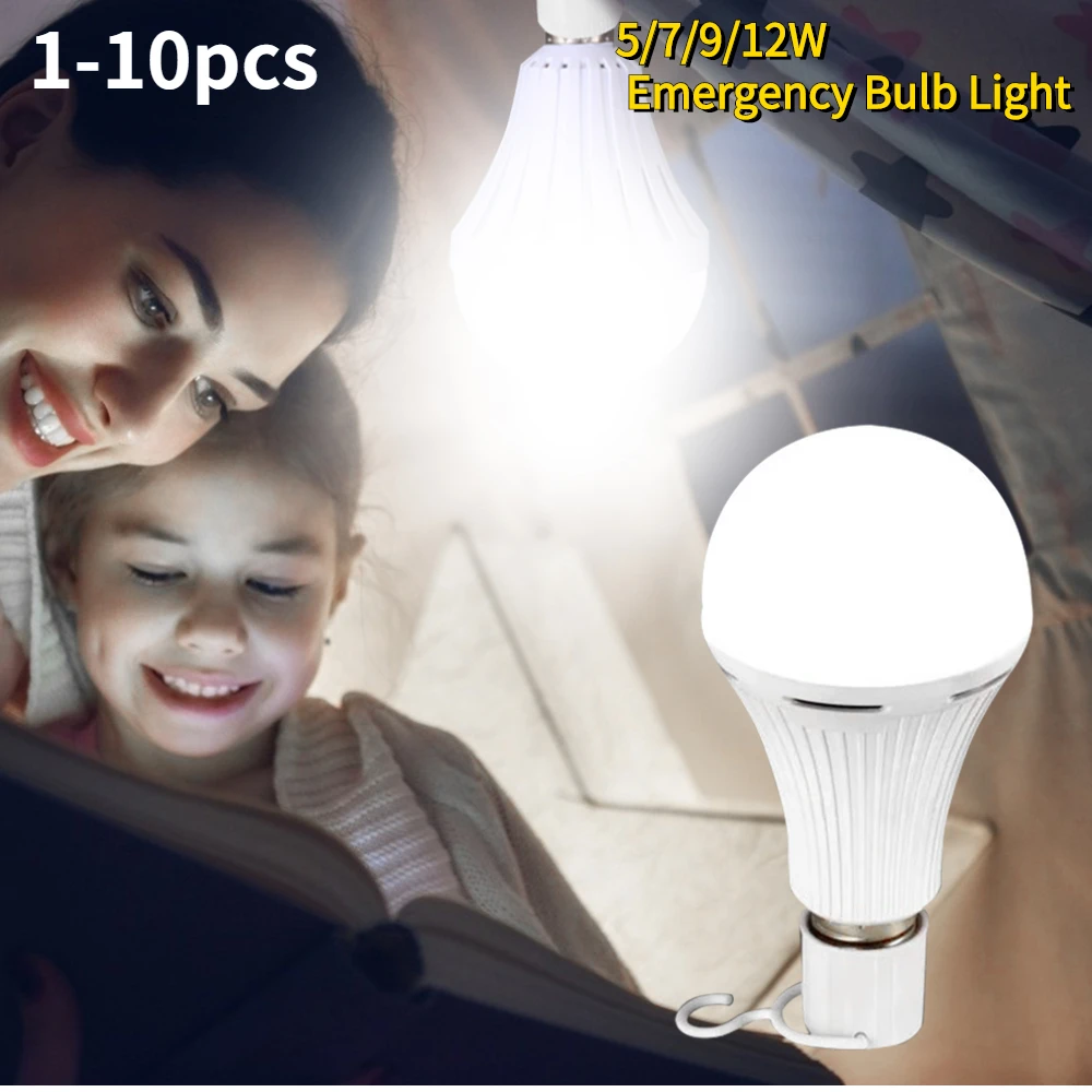 

Rechargeable Emergency Led Light Bulb 5/7/9/12w Light Bulb Water Portable Spotlights The Smart Emergency Bulb Rechargeable Light