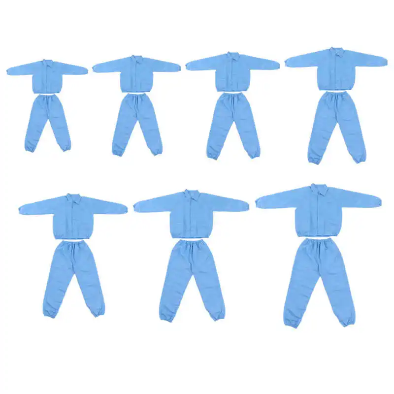 

Paint Protective Work Clothes ESD Coat Polyester for Microelectronics