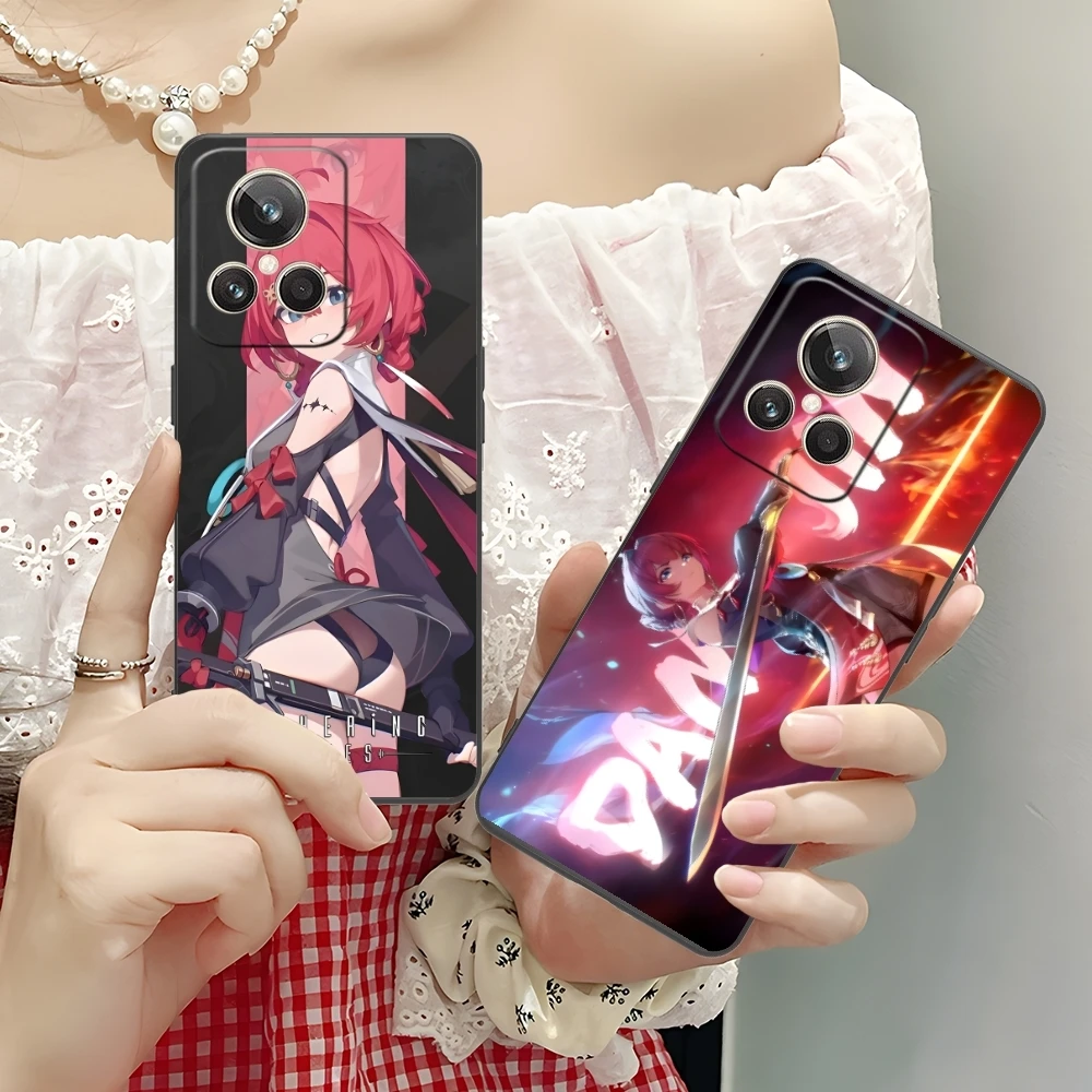 Wuthering волны Danjin мобильный сотовый телефон Женский Для Realme GT 2 9i 8i 7i Pro X50 X2 C35 C21 C20 C11 C3